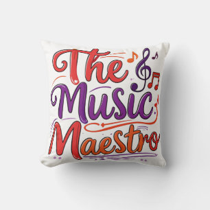 Coussin Le maestro de musique