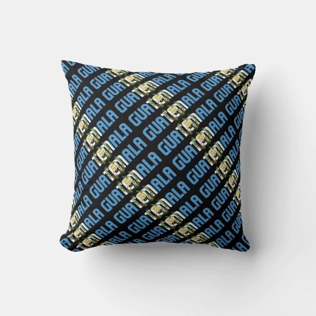 Coussin Le magnifique drapeau national du Guatemala (Recto)