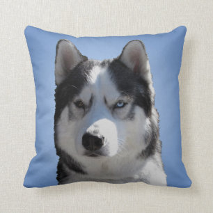 Coussin Le Malamute enroué de chien de traîneau sibérien