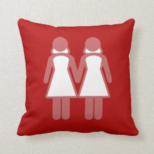 Coussin Le MARIAGE FEMELLE FIGURE le rouge - .png