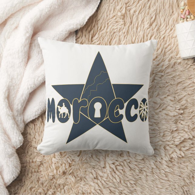 Coussin Le Maroc est un patrimoine digne de fierté (Couverture)