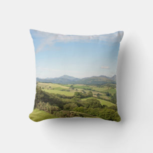 Coussin Le matin d'été, la carte postale de la vallée du C