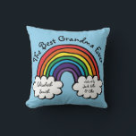 Coussin Le Meilleur grand-mère Granny Ever Colorful Rainbo<br><div class="desc">Personnalisez-vous pour votre grand-mère, grand-mère, grand-mère, nounou ou nounou pour créer un cadeau unique pour les anniversaires, Noël, la fête de la mère, les baby showers, ou n'importe quel jour vous voulez montrer combien elle signifie pour vous. Une façon parfaite de lui montrer à quel point elle est extraordinaire chaque...</div>