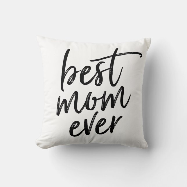 Coussin Le meilleur manuscrit toujours manuscrit de maman (Recto)