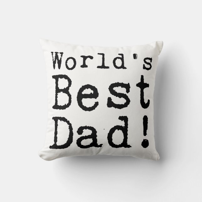 Coussin Le meilleur papa du monde (Recto)