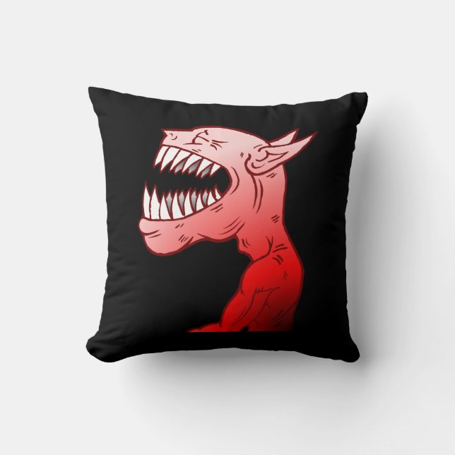 Coussin Le merveilleux goule de Halloween (Recto)