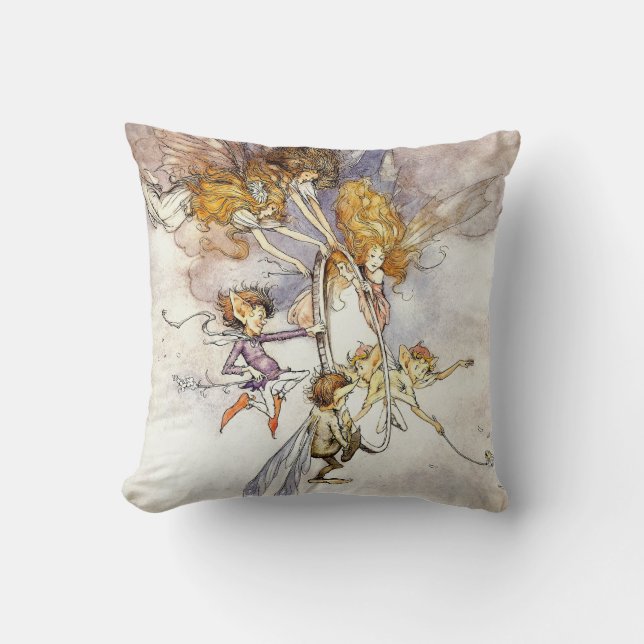 Coussin "Le miroir magique" (Recto)