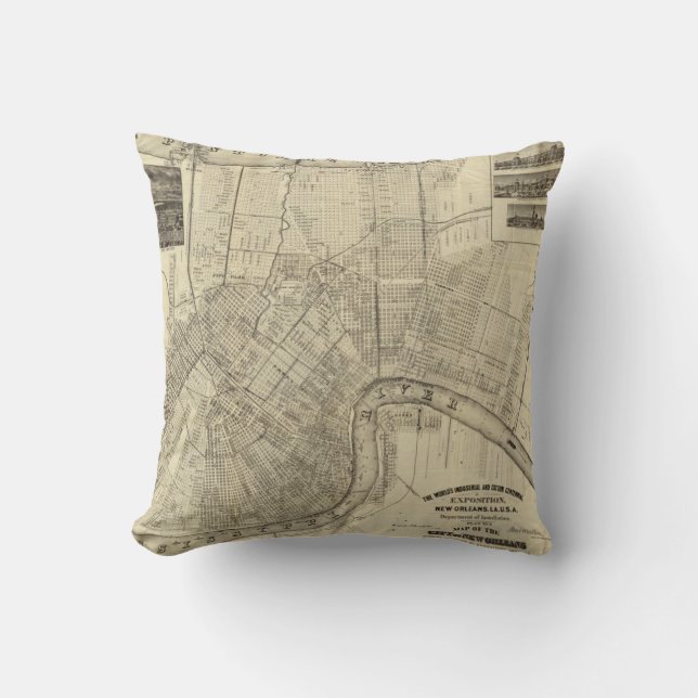Coussin Le monde industriel (Recto)