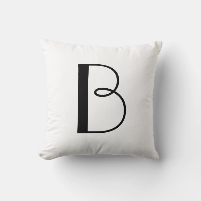 Coussin Le monogramme repose B (Recto)