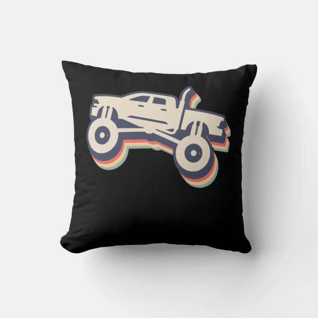 Coussin Le Monstre du camion (Recto)