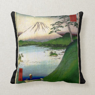 Coussin Le mont Fuji au Japon circa 1800's