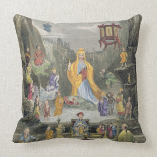 Coussin Le morceau d'autel dans "YUN le temple de Stzoo