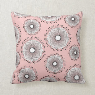 Coussin Le motif de fleur moderne de pissenlit rougissent