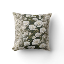 Le motif floral blanc et doux Design