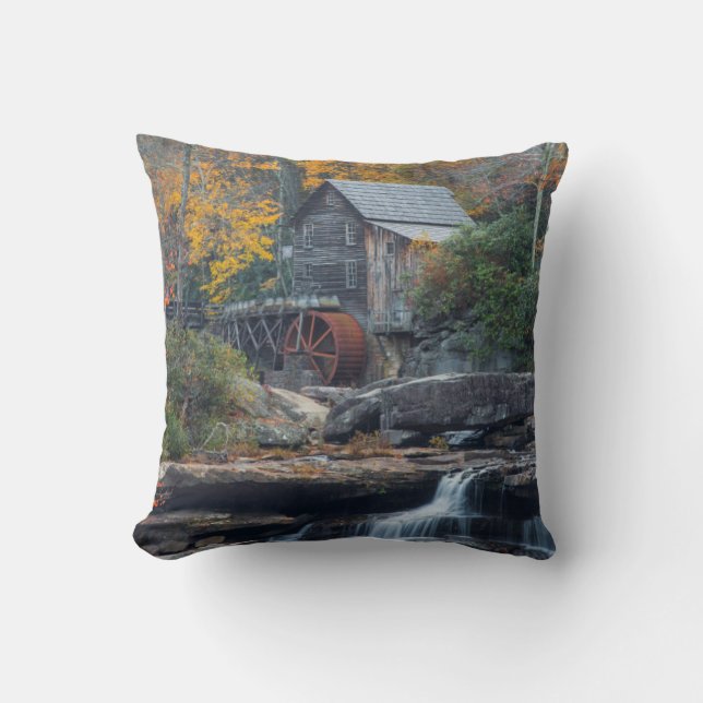 Coussin Le moulin historique sur Glade Creek (Recto)