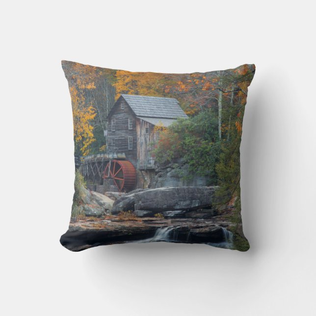 Coussin Le moulin historique sur Glade Creek 2 (Recto)
