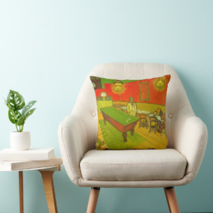 Coussin Le Night Cafe de Vincent van Gogh