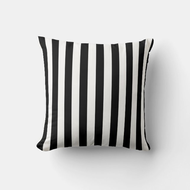 Coussin Le noir barre | n'importe quel arrière - plan de (Recto)