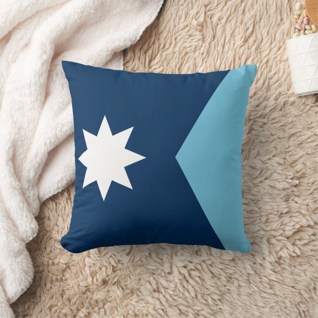 Coussin Le nouveau drapeau de l'État du Minnesota (Couverture)