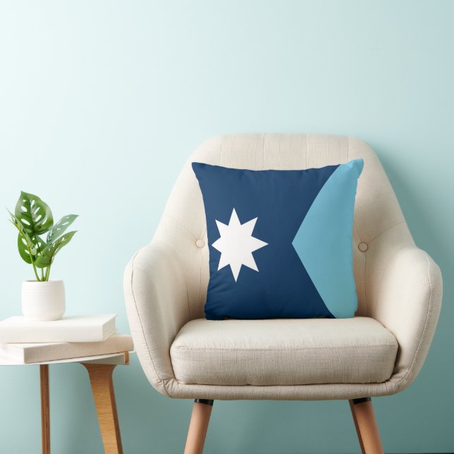Coussin Le nouveau drapeau de l'État du Minnesota (redesig (Chaise)