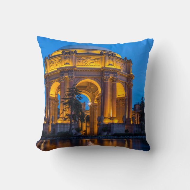 Coussin Le palais des Beaux-Arts à l'aube (Recto)