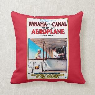 Coussin Le Panama et le courrier de promo de film d'avion