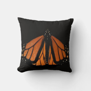 Coussin Le papillon Monarque dans la clé d'Orange
