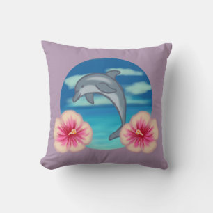 Coussin Le paradis des dauphins