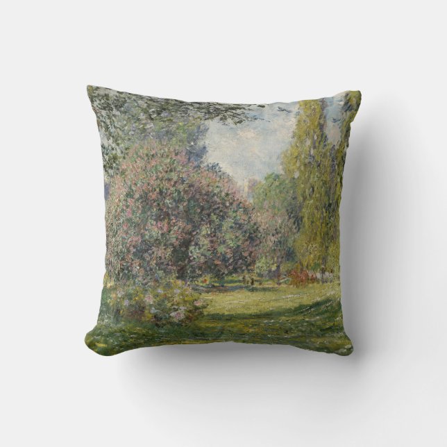 Coussin Le Parc Monceau - Claude Monet (Recto)