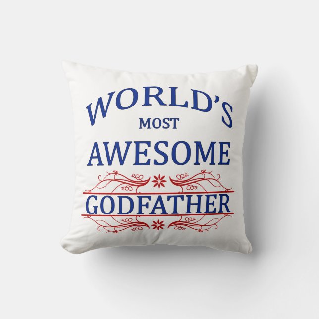 Coussin Le parrain le plus impressionnant du monde (Recto)