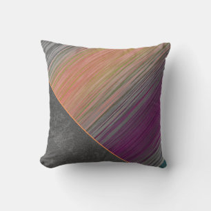 Coussin Le pastel de velours mélangé par Faux barre le