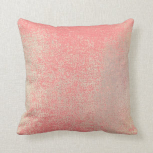 Coussin Le pastel rougissent corail en bon état de