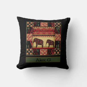 Coussin Le patchwork africain