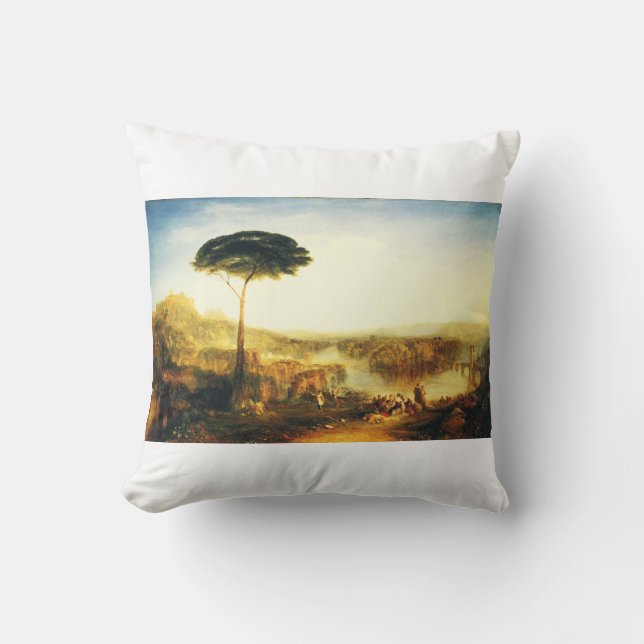 Coussin Le pèlerinage de Childe Harold par Joseph Turner (Recto)