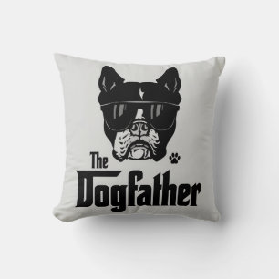 Coussin Le père du chien et papa chien