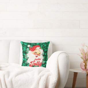 Coussin Le Père Noël se sent joyeux Décor de la maison de 