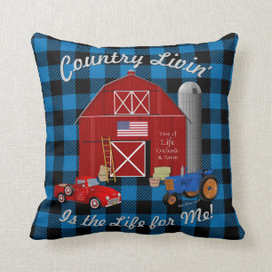 Coussin Le Petit Camion Rouge qui vit