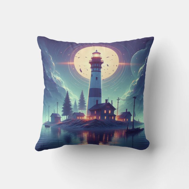 Coussin Le phare (Verso)