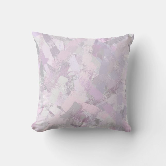 Coussin Le pinceau par résumé frotte la texture (Recto)