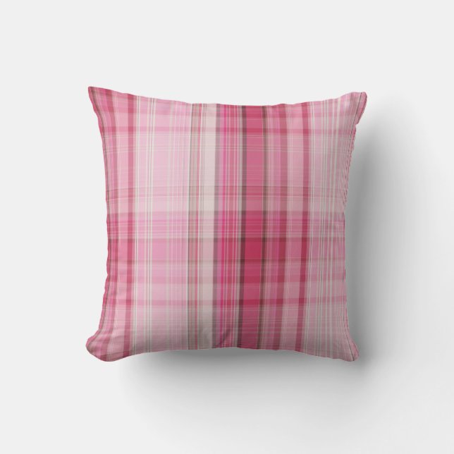 Coussin Le plaid rose de très bon goût rougissent classiqu (Recto)