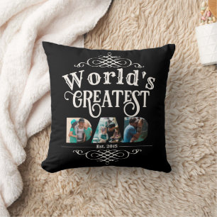 Coussin Le plus grand DAD du monde avec 3 coupures de lett