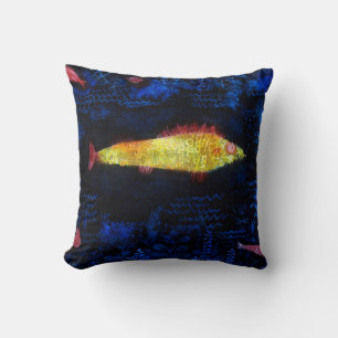 Coussin Le poisson rouge, Paul Klee