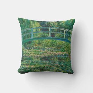 Coussin Le Pont Japonais (Etang Lily), Monet