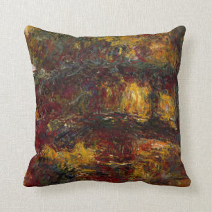 Coussin Le Pont Japonais, Giverny de Claude Monet