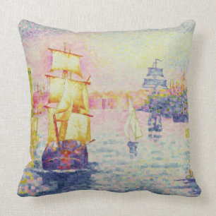 Coussin Le port de Marseille, c.1909 (huile sur la toile)