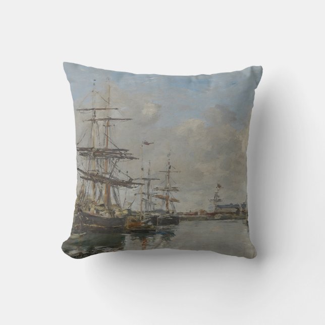 Coussin Le port du Havre (vers 1885-1890) (Recto)