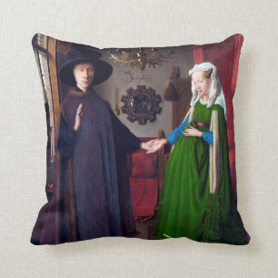 Coussin Le portrait d'Arnolfini, Jan van Eyck