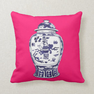 Coussin Le pot de gingembre sur Fuschia 2 a dégrossi image