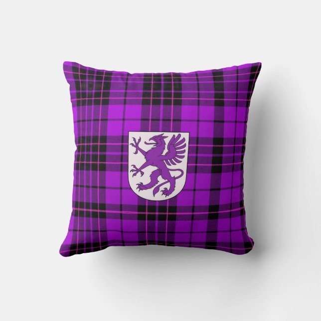 COUSSIN LE POURPLE GRIFFIN-TARTAN (Verso)