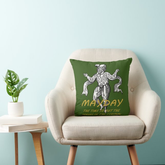 Coussin Le Premier Mai, le moment de mettre le printemps d (Chaise)